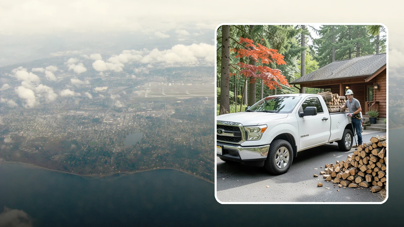 Residential Firewood Delivery in Burien, King County, WA - We deliver seasoned firewood directly to homes, placing it exactly where you want it around your Pacific Northwest property.