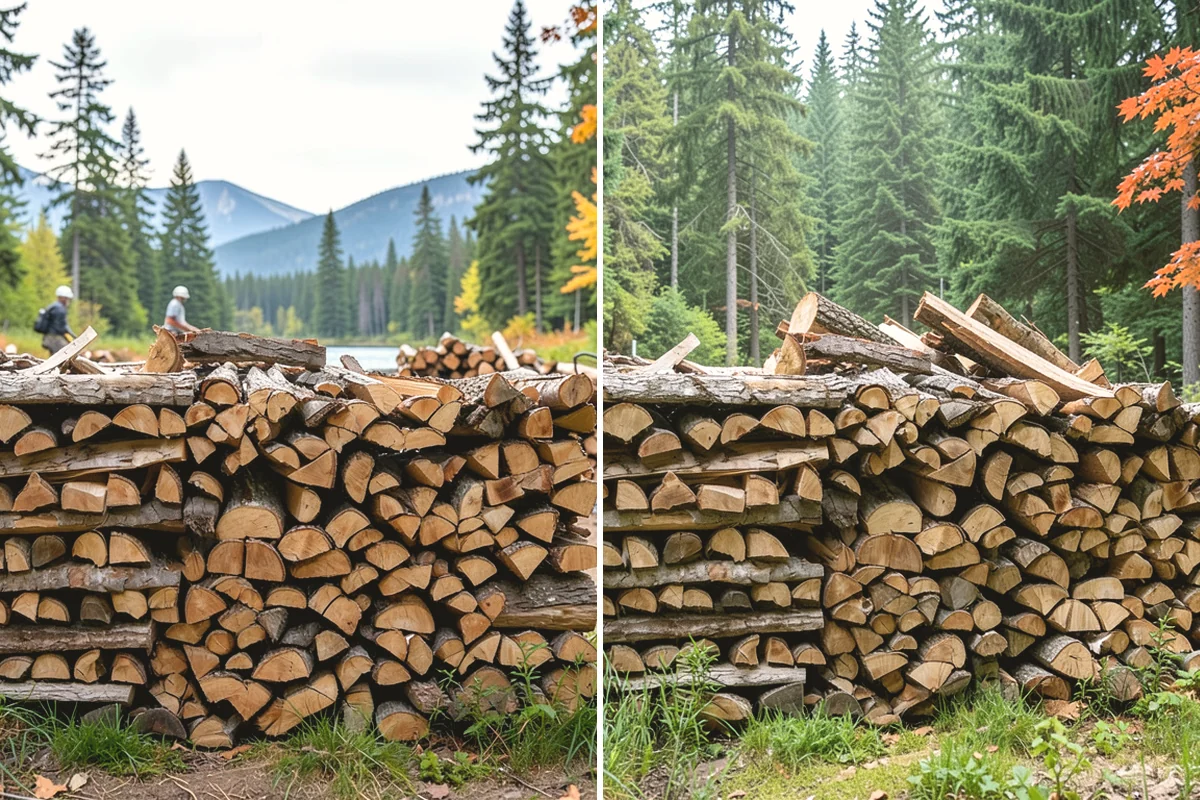 Residential Firewood Delivery in Burien, King County, WA - We confirm your address, quantity, and preferred drop spot