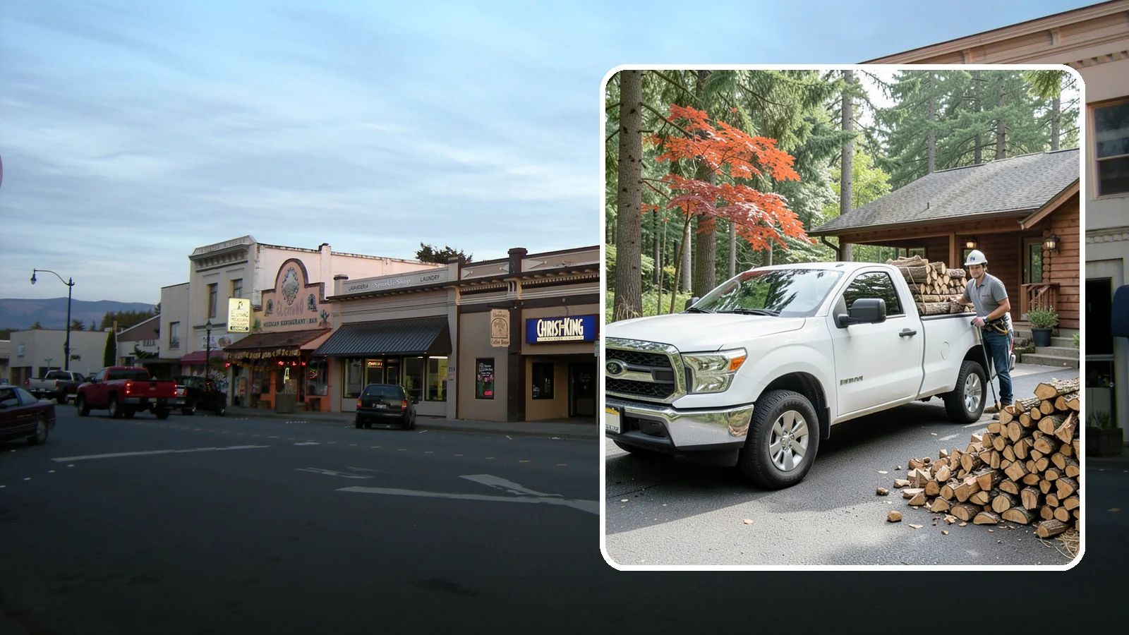 Residential Firewood Delivery in Burlington, Skagit County, WA - We deliver seasoned firewood directly to homes, placing it exactly where you want it around your Pacific Northwest property.
