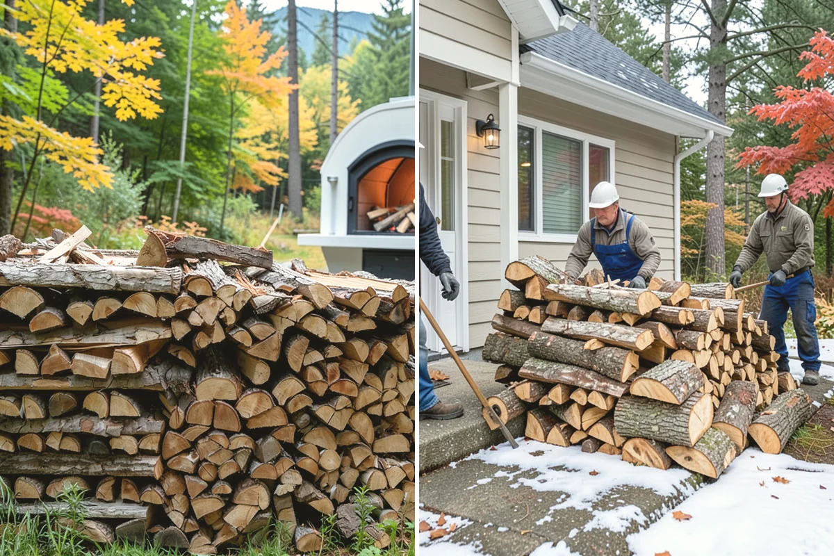 Residential Firewood Delivery in Burlington, Skagit County, WA - We confirm your address, quantity, and preferred drop spot