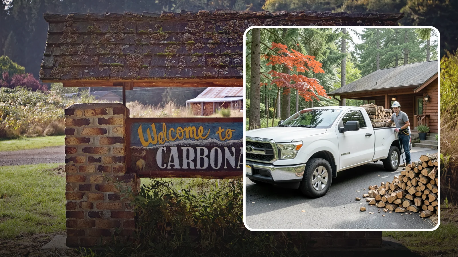 Residential Firewood Delivery in Carbonado, Pierce County, WA - We deliver seasoned firewood directly to homes, placing it exactly where you want it around your Pacific Northwest property.