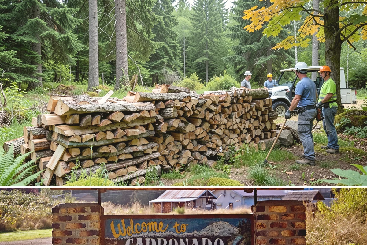 Residential Firewood Delivery in Carbonado, Pierce County, WA - Schedule residential delivery in early fall so your home is stocked before the cold, wet weather sets in.