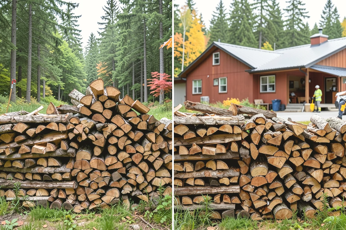 Residential Firewood Delivery in Carnation, King County, WA - We confirm your address, quantity, and preferred drop spot