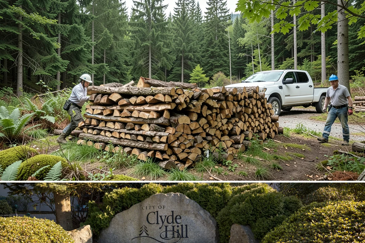 Residential Firewood Delivery in Clyde Hill, King County, WA - Schedule residential delivery in early fall so your home is stocked before the cold, wet weather sets in.