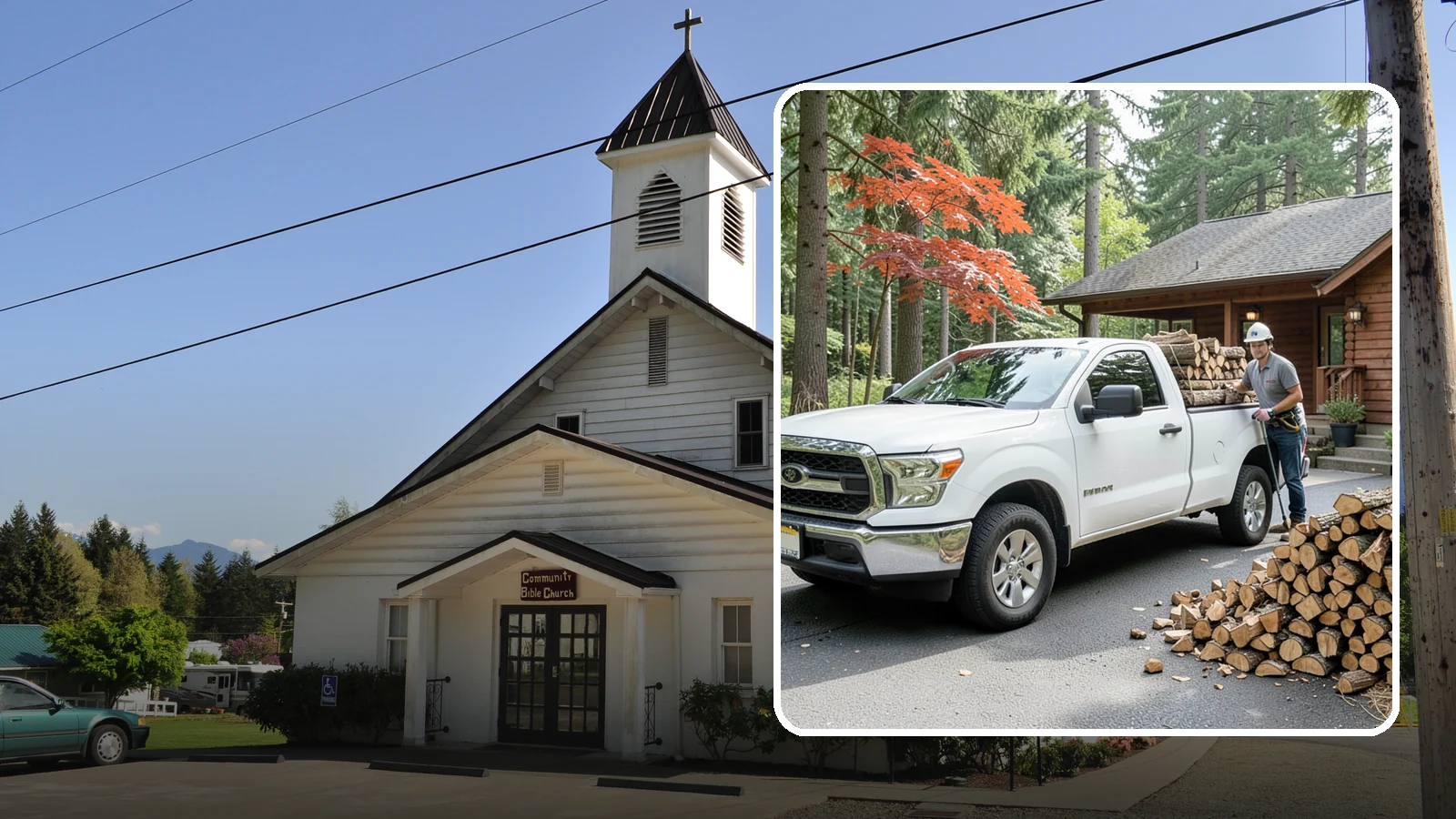 Residential Firewood Delivery in Concrete, Skagit County, WA - We deliver seasoned firewood directly to homes, placing it exactly where you want it around your Pacific Northwest property.