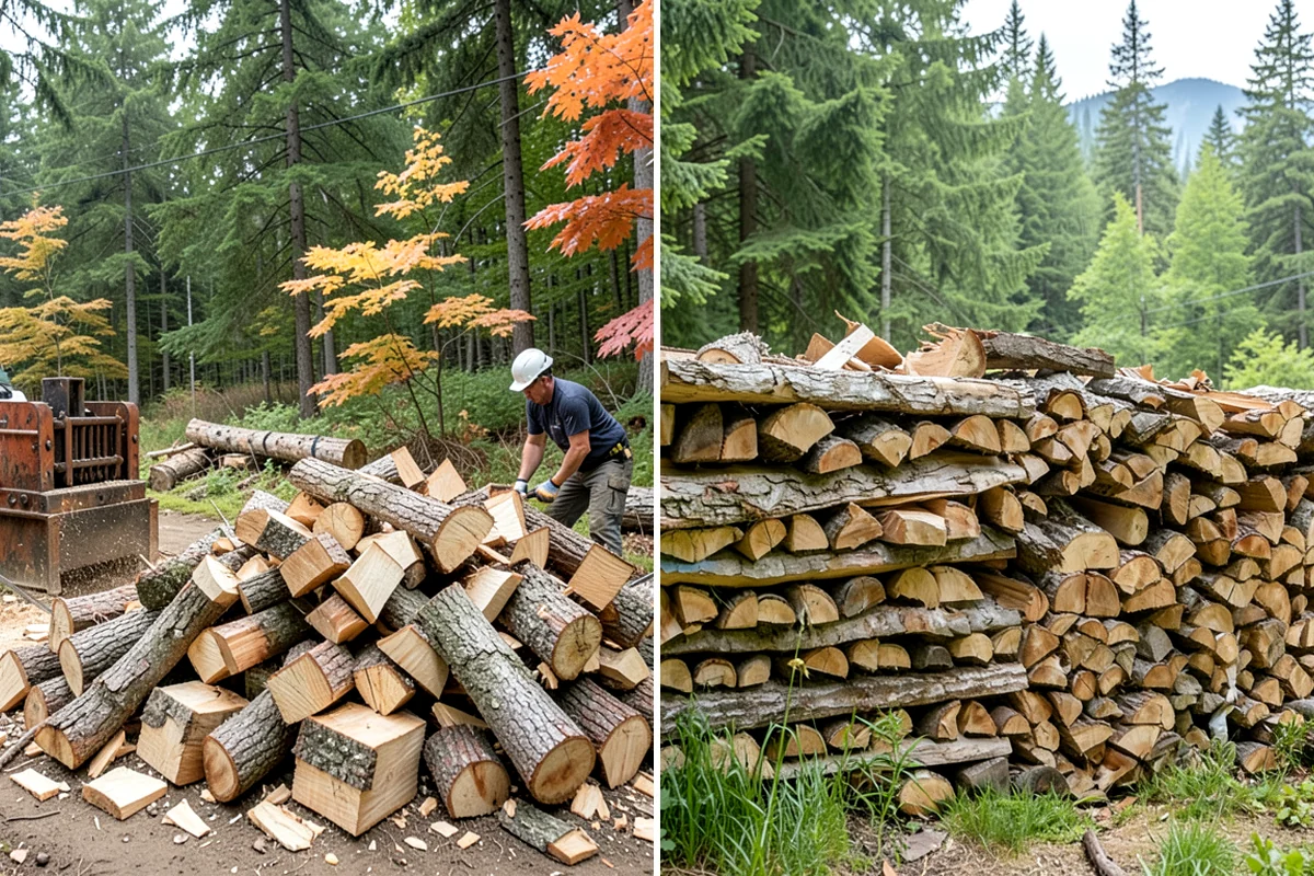 Residential Firewood Delivery in Concrete, Skagit County, WA - We confirm your address, quantity, and preferred drop spot