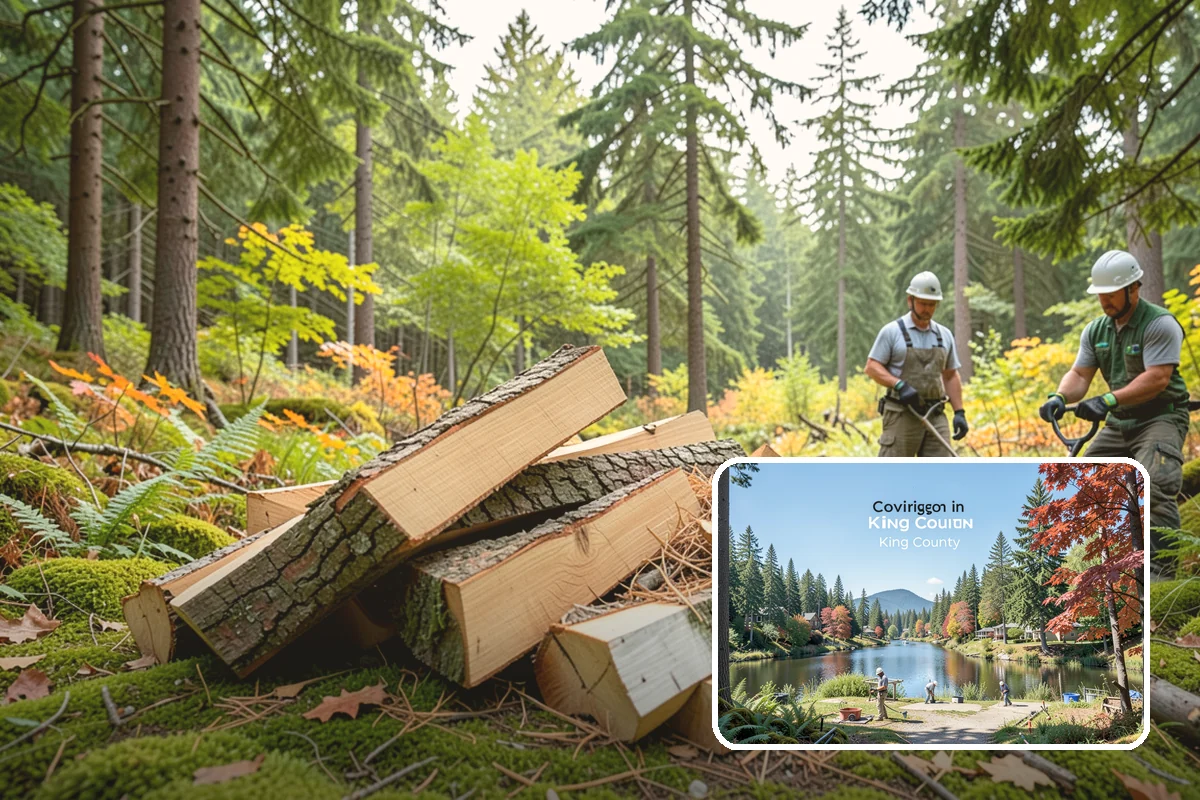 Residential Firewood Delivery in Covington, WA - Wood placed where it is most convenient for you