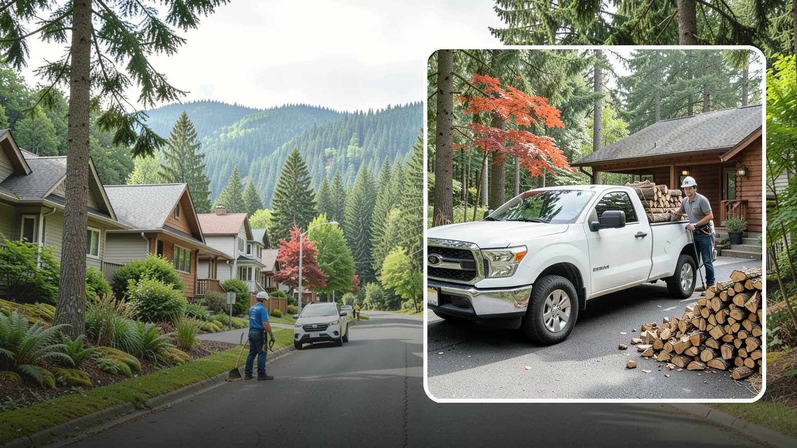 Residential Firewood Delivery in Darrington, Snohomish County, WA - We deliver seasoned firewood directly to homes, placing it exactly where you want it around your Pacific Northwest property.