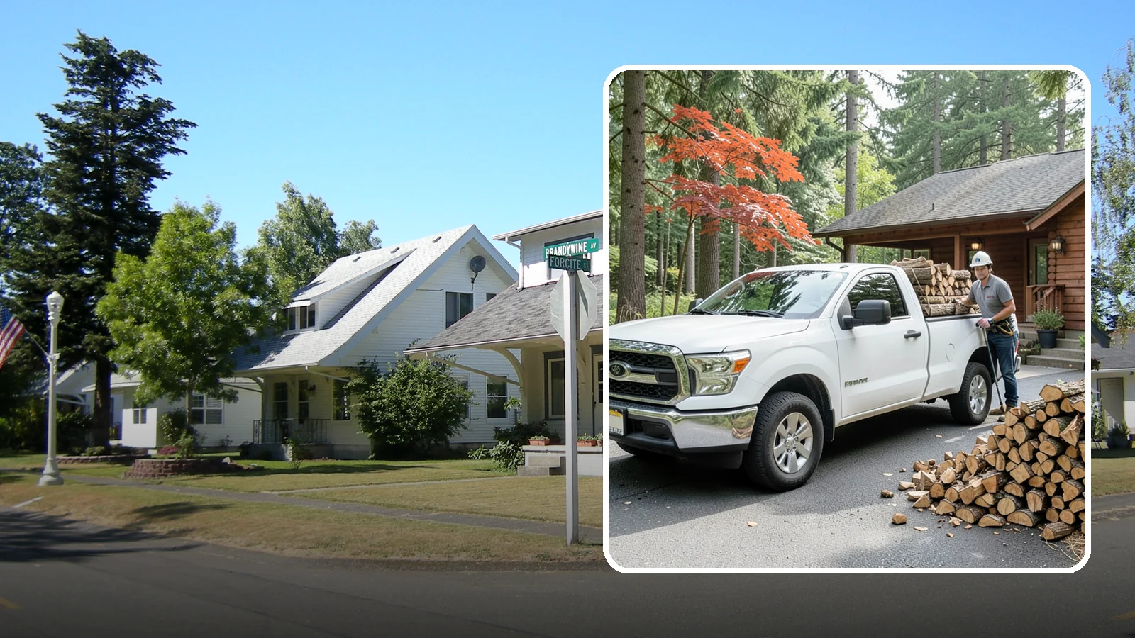 Residential Firewood Delivery in DuPont, Pierce County, WA - We deliver seasoned firewood directly to homes, placing it exactly where you want it around your Pacific Northwest property.