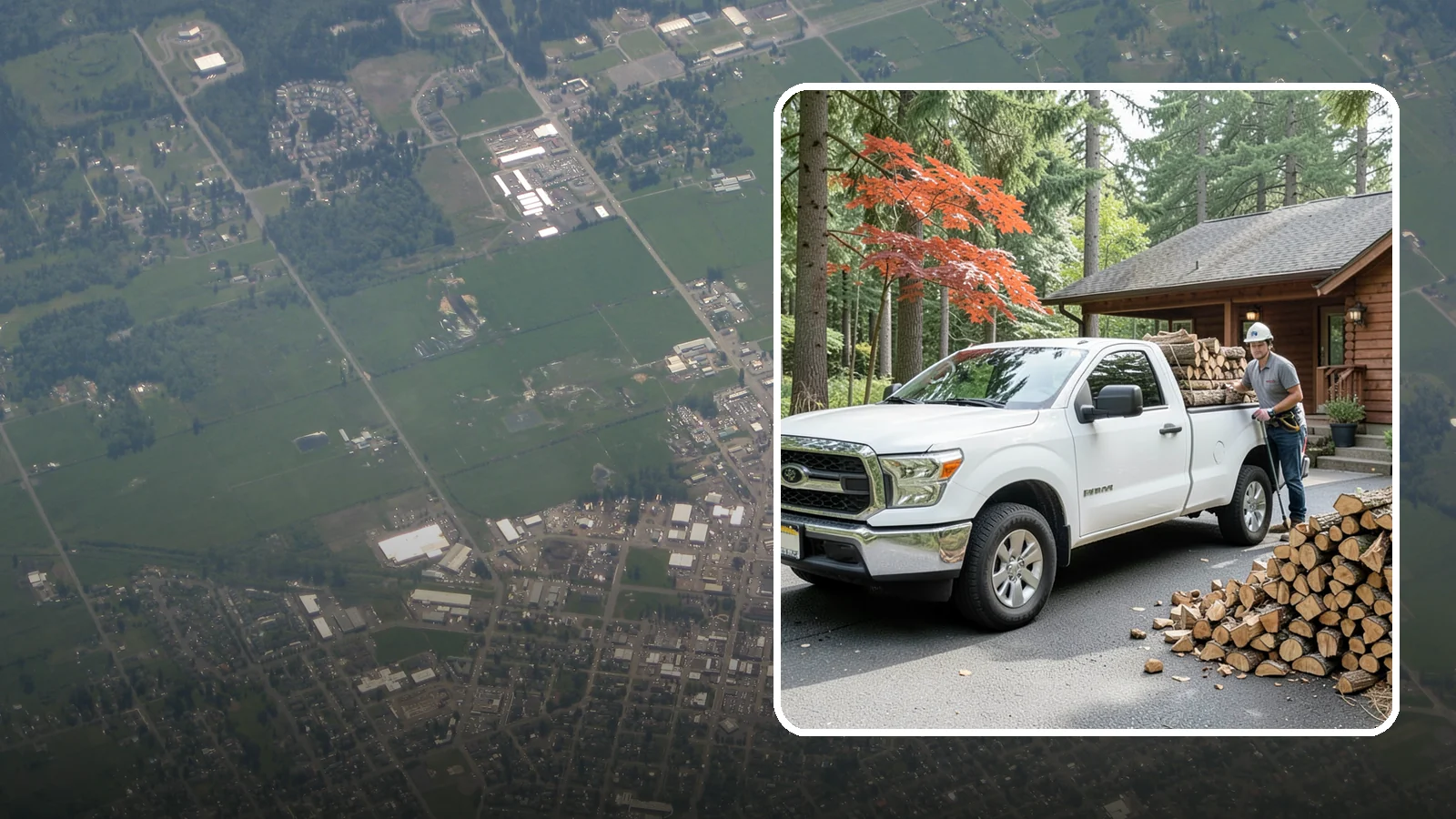 Residential Firewood Delivery in Enumclaw, King County, WA - We deliver seasoned firewood directly to homes, placing it exactly where you want it around your Pacific Northwest property.