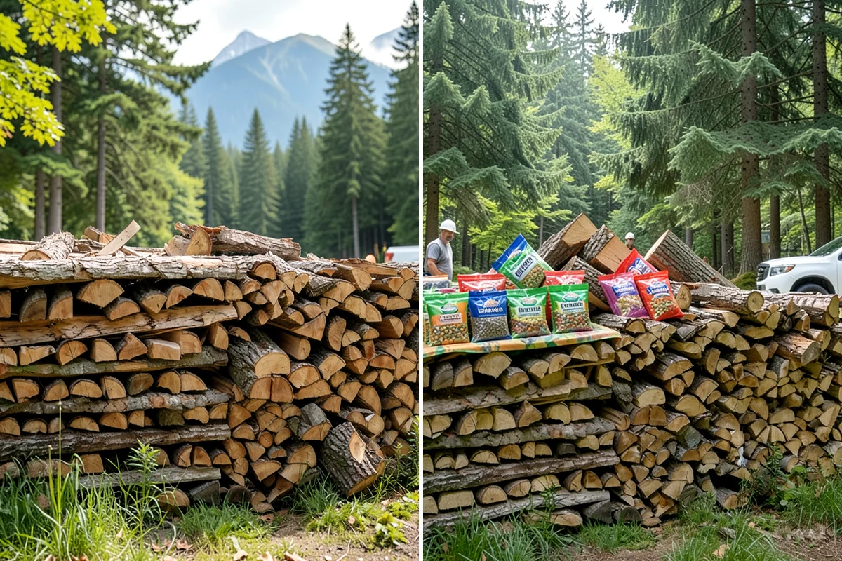 Residential Firewood Delivery in Everett, Snohomish County, WA - We confirm your address, quantity, and preferred drop spot