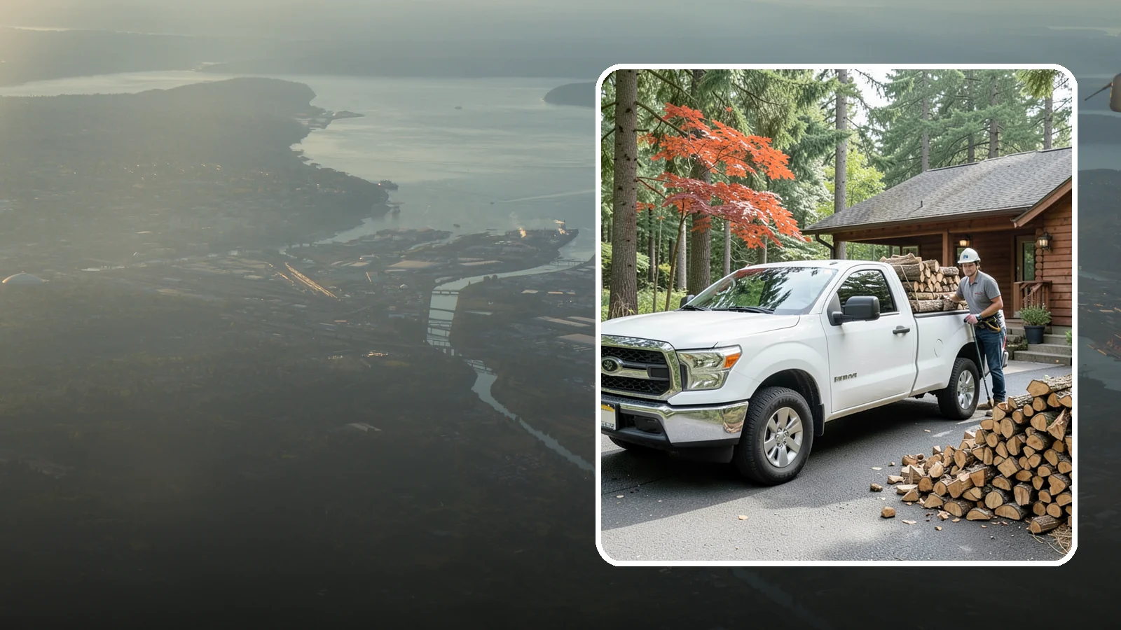 Residential Firewood Delivery in Fife, Pierce County, WA - We deliver seasoned firewood directly to homes, placing it exactly where you want it around your Pacific Northwest property.