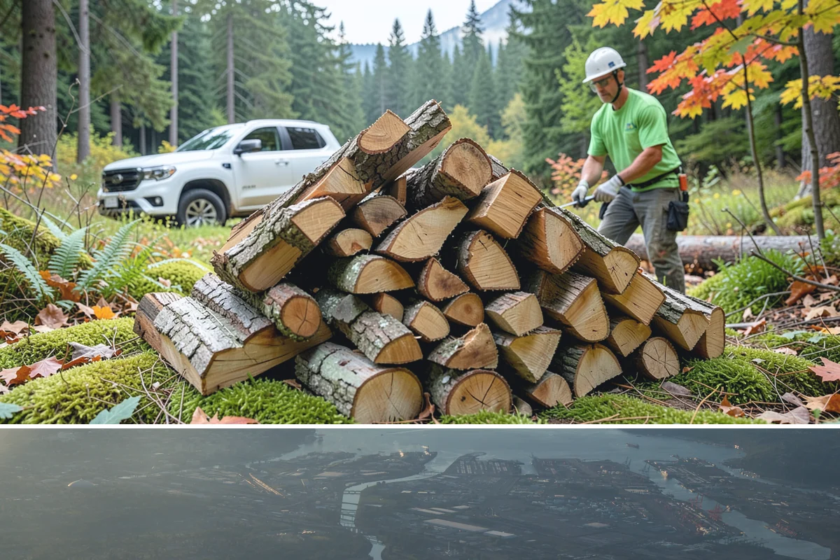 Residential Firewood Delivery in Fife, Pierce County, WA - Schedule residential delivery in early fall so your home is stocked before the cold, wet weather sets in.