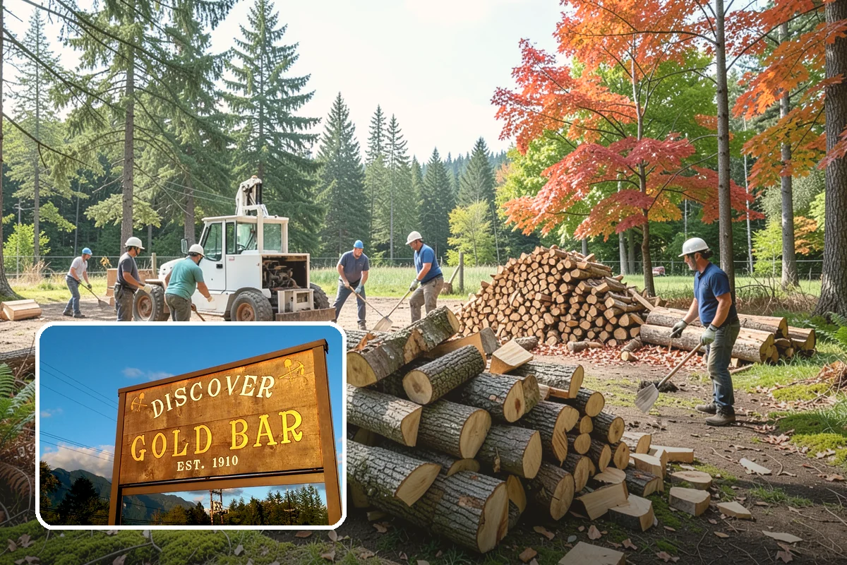 Residential Firewood Delivery in Gold Bar, Snohomish County, WA - Wood placed where it is most convenient for you