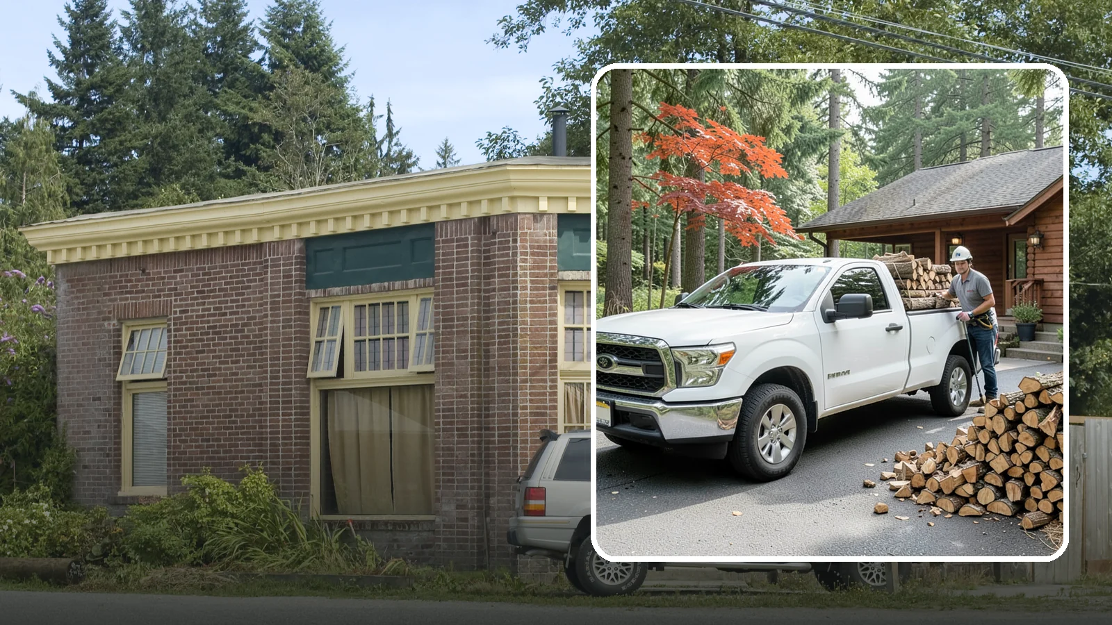 Residential Firewood Delivery in Hamilton, Skagit County, WA - We deliver seasoned firewood directly to homes, placing it exactly where you want it around your Pacific Northwest property.