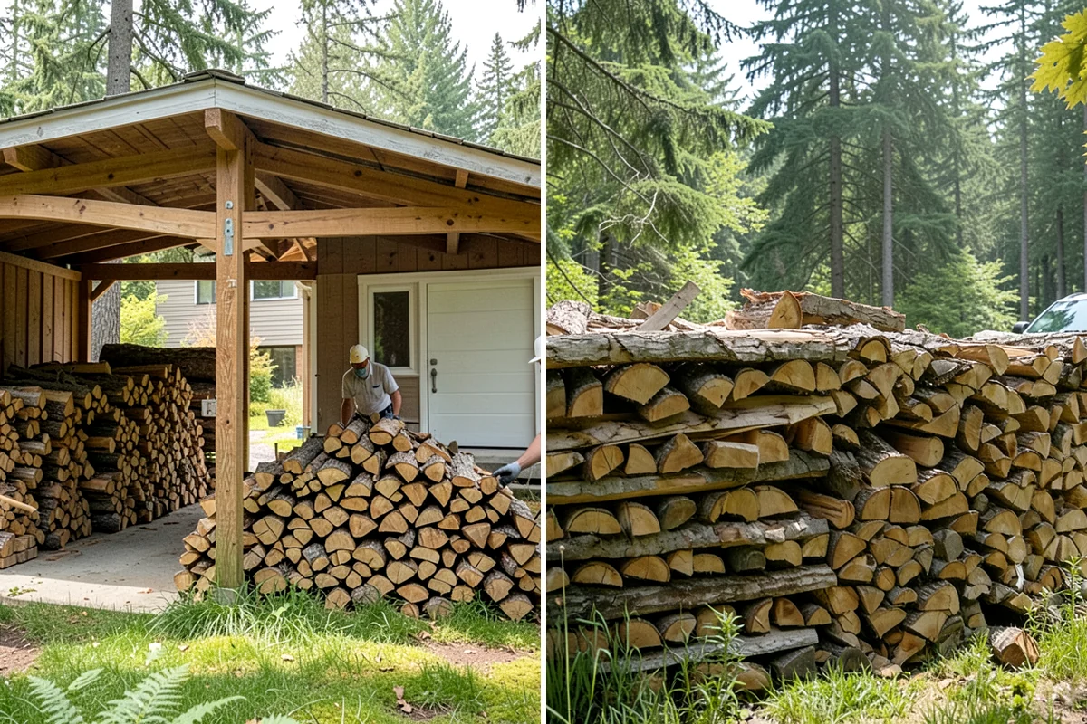 Residential Firewood Delivery in Hunts Point, King County, WA - We confirm your address, quantity, and preferred drop spot
