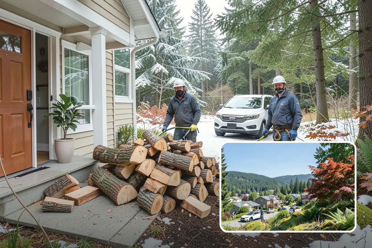 Residential Firewood Delivery in Index, Snohomish County, WA - Wood placed where it is most convenient for you