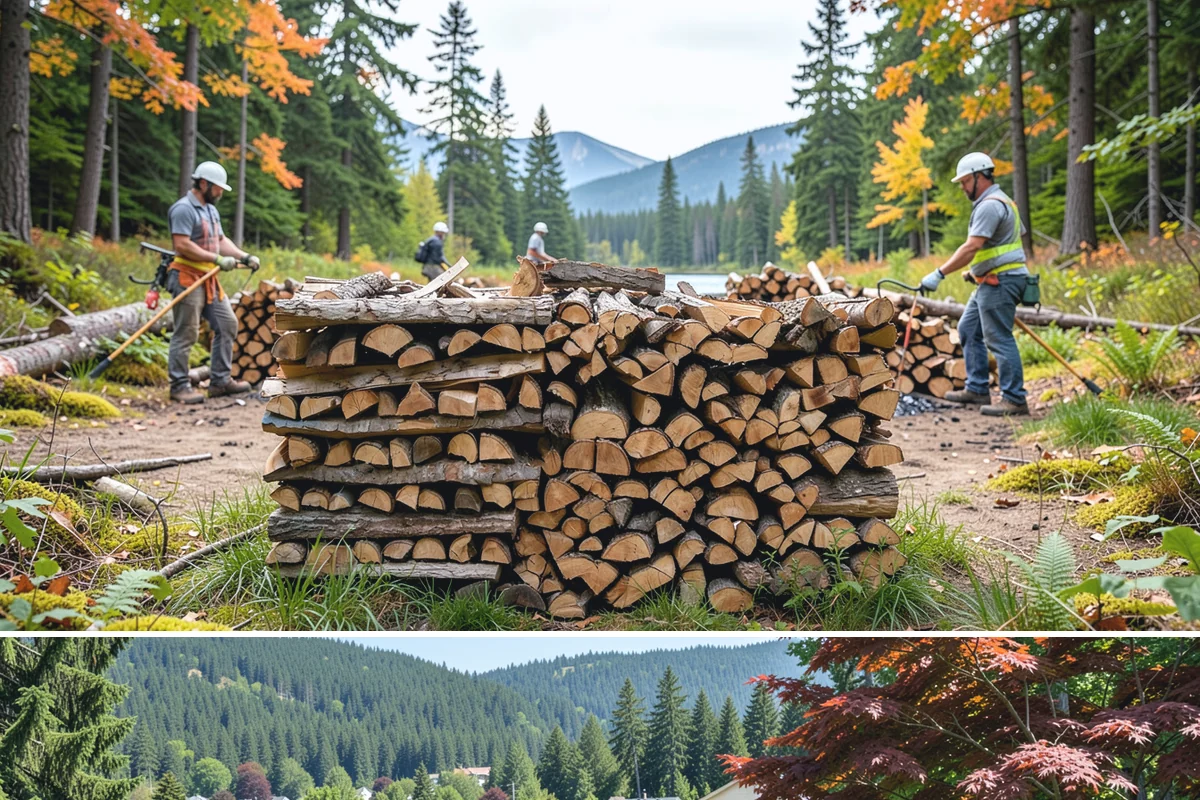 Residential Firewood Delivery in Index, Snohomish County, WA - Schedule residential delivery in early fall so your home is stocked before the cold, wet weather sets in.