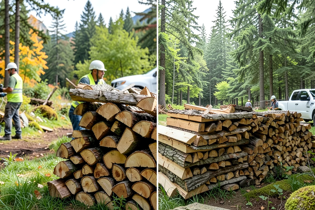 Residential Firewood Delivery in Kenmore, King County, WA - We confirm your address, quantity, and preferred drop spot