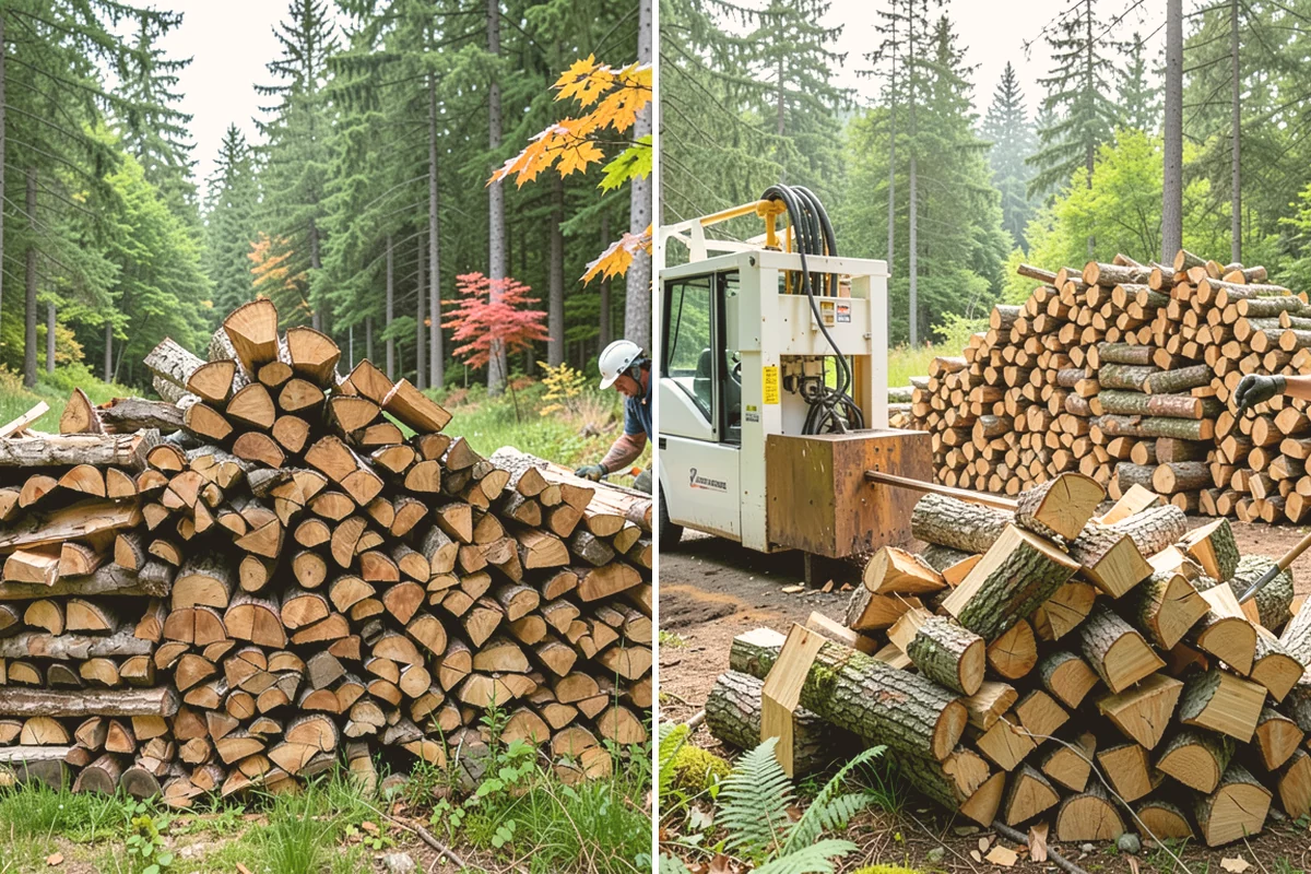 Residential Firewood Delivery in Kent, King County, WA - We confirm your address, quantity, and preferred drop spot
