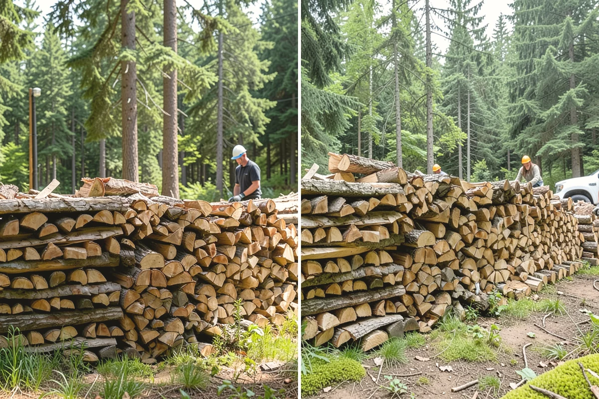 Residential Firewood Delivery in Lake Stevens, Snohomish County, WA - We confirm your address, quantity, and preferred drop spot