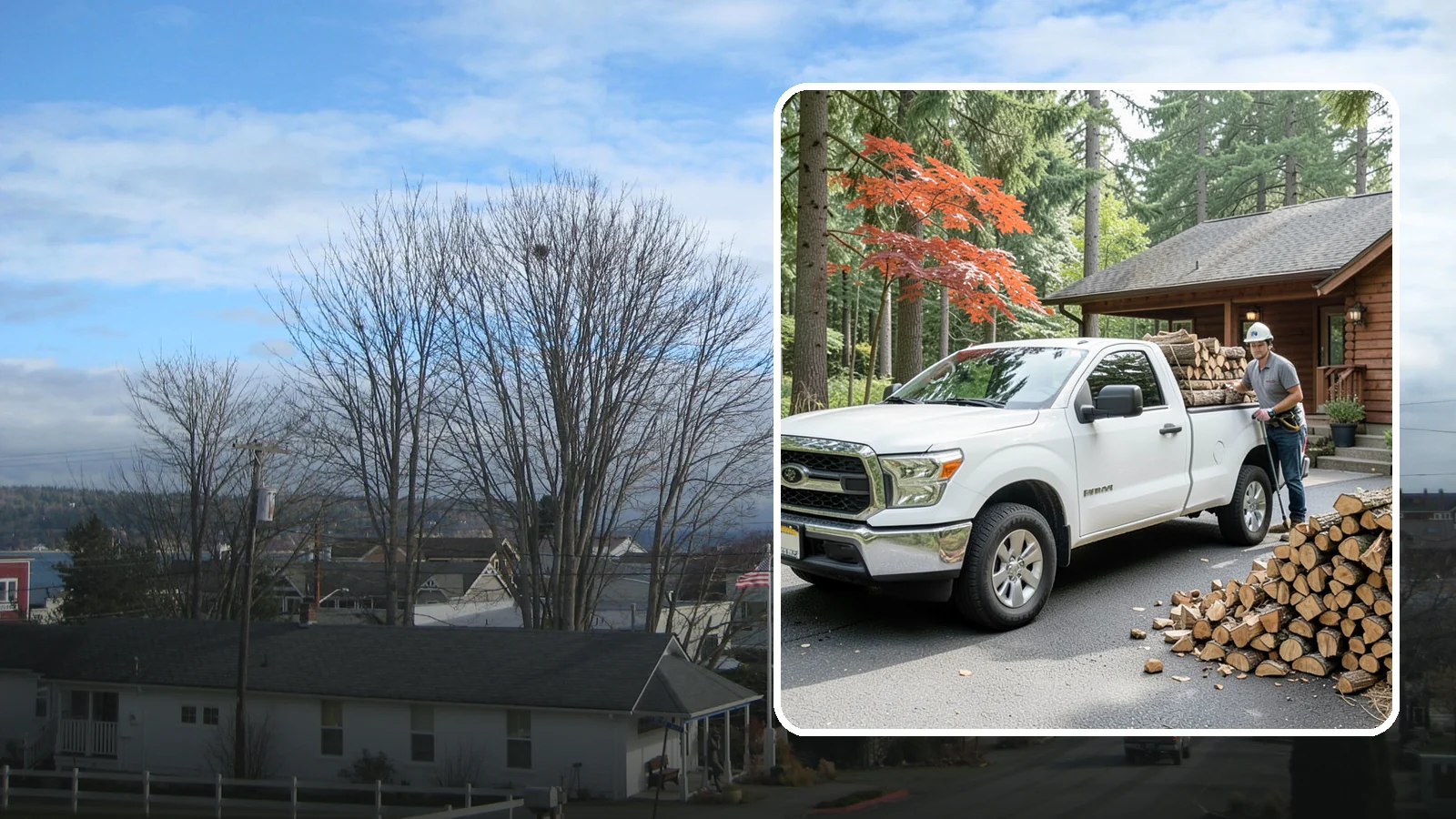 Residential Firewood Delivery in Langley, WA - We deliver seasoned firewood directly to homes, placing it exactly where you want it around your Pacific Northwest property.