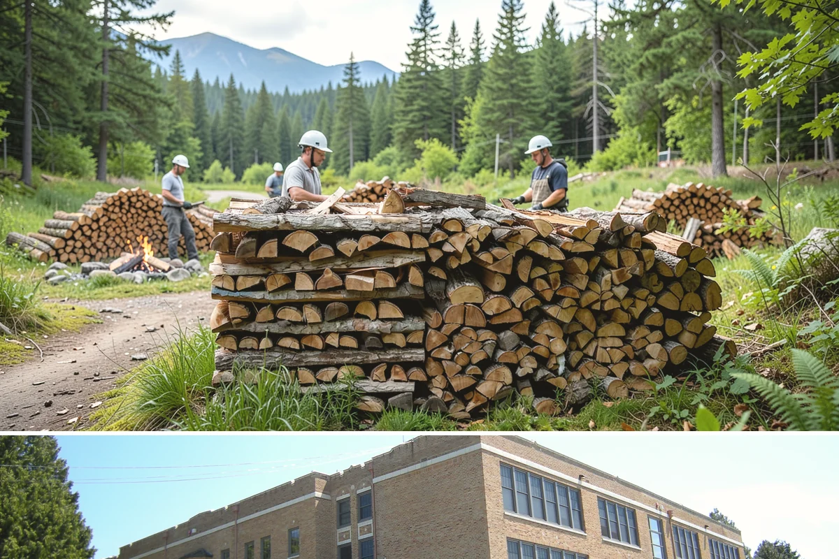 Residential Firewood Delivery in Maple Valley, King County, WA - Schedule residential delivery in early fall so your home is stocked before the cold, wet weather sets in.