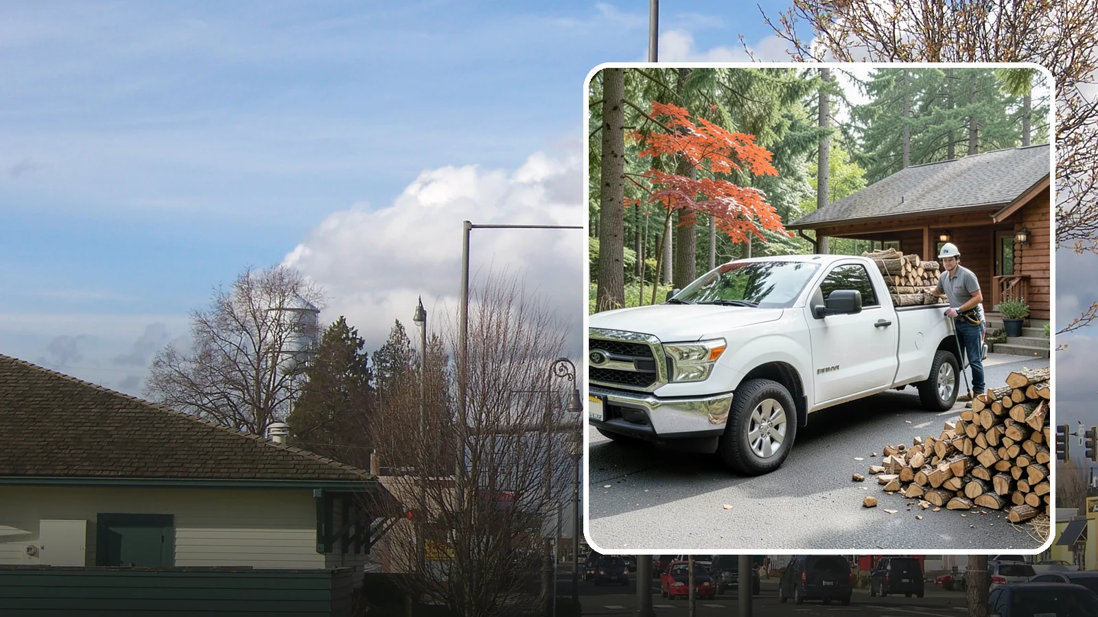 Residential Firewood Delivery in Marysville, Snohomish County, WA - We deliver seasoned firewood directly to homes, placing it exactly where you want it around your Pacific Northwest property.