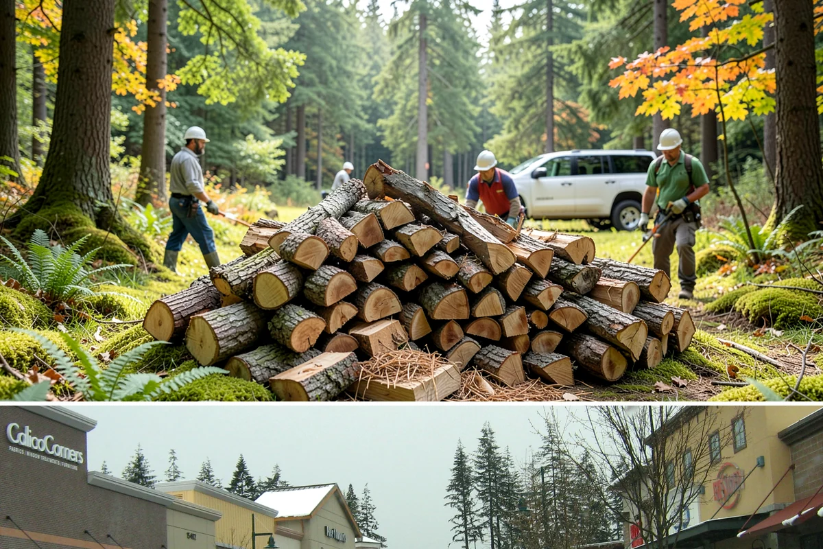 Residential Firewood Delivery in Mill Creek, Snohomish County, WA - Schedule residential delivery in early fall so your home is stocked before the cold, wet weather sets in.