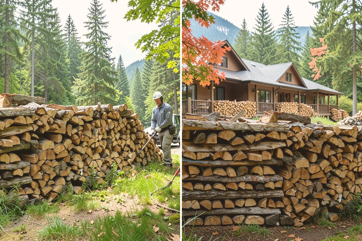 Residential Firewood Delivery in Mount Vernon, Skagit County, WA - We confirm your address, quantity, and preferred drop spot