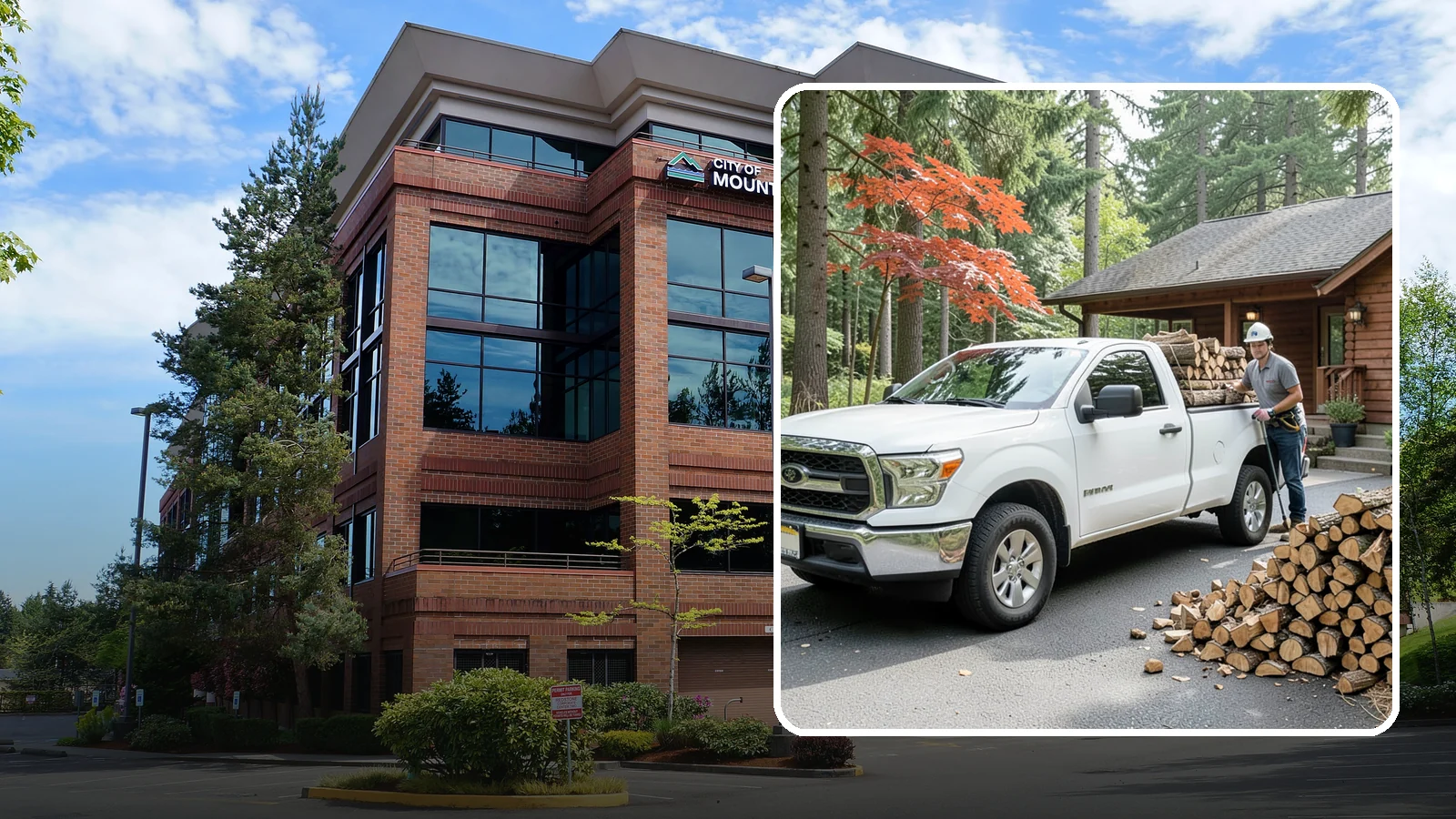 Residential Firewood Delivery in Mountlake Terrace, Snohomish County, WA - We deliver seasoned firewood directly to homes, placing it exactly where you want it around your Pacific Northwest property.