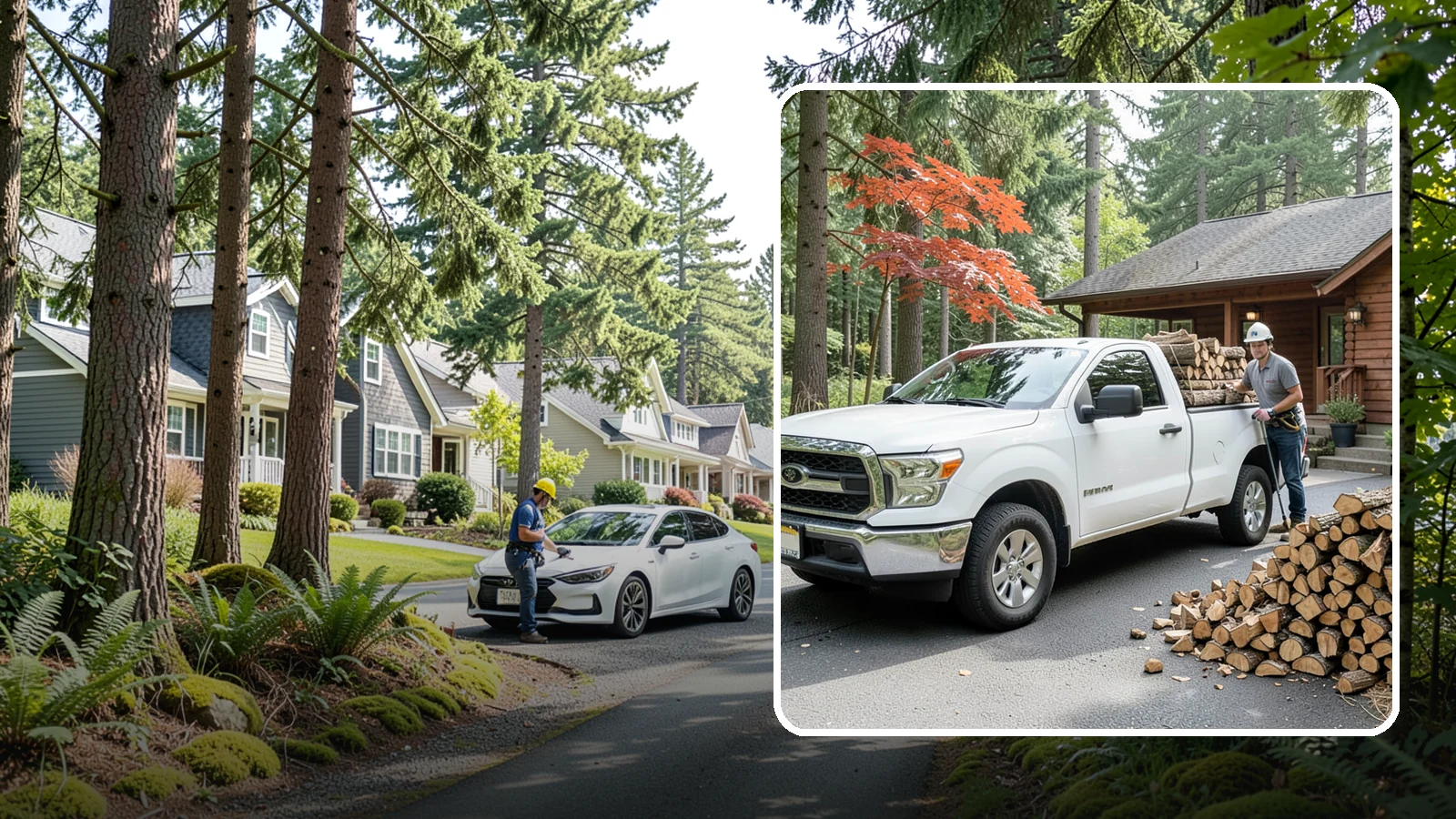 Residential Firewood Delivery in Normandy Park, King County, WA - We deliver seasoned firewood directly to homes, placing it exactly where you want it around your Pacific Northwest property.