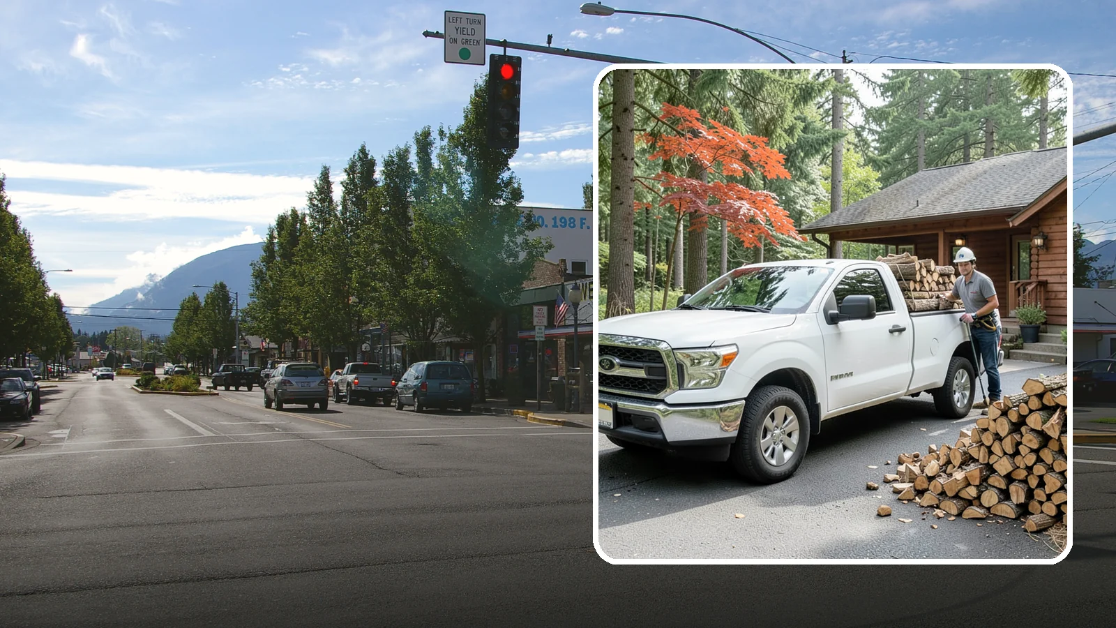 Residential Firewood Delivery in North Bend, King County, WA - We deliver seasoned firewood directly to homes, placing it exactly where you want it around your Pacific Northwest property.