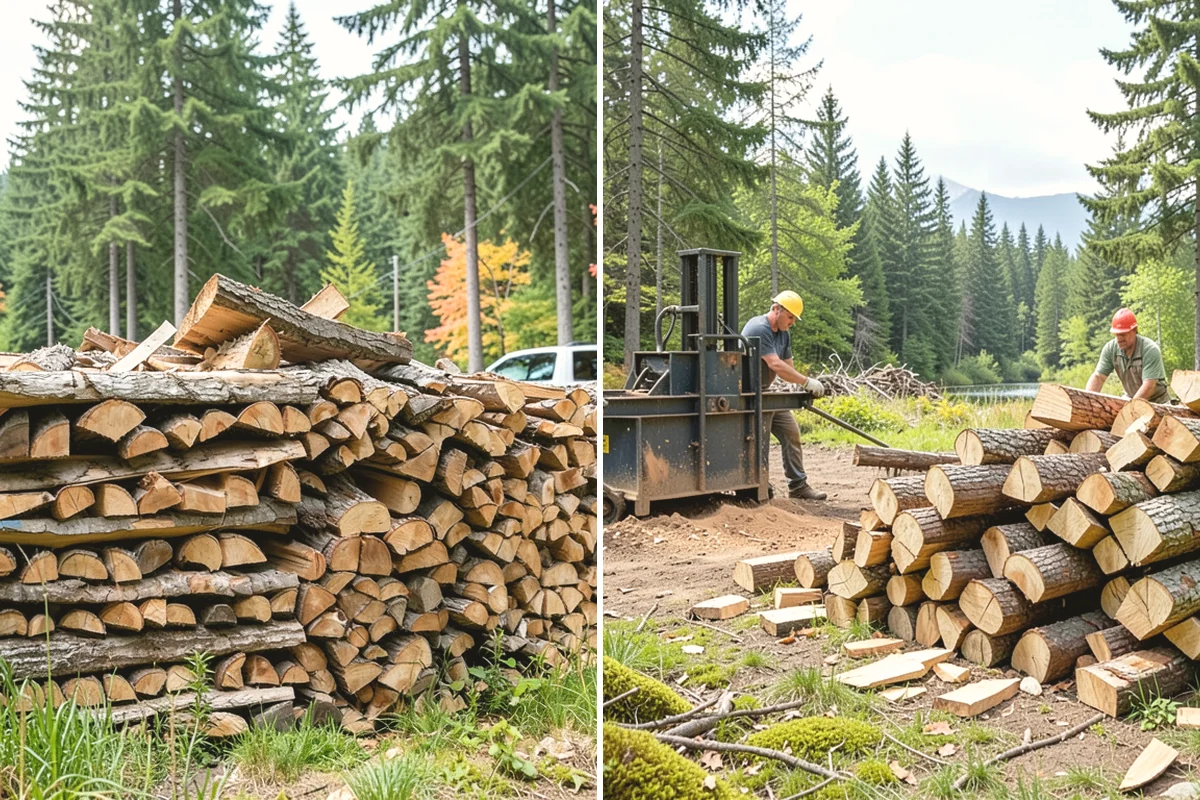 Residential Firewood Delivery in Oak Harbor, Island County, WA - We confirm your address, quantity, and preferred drop spot