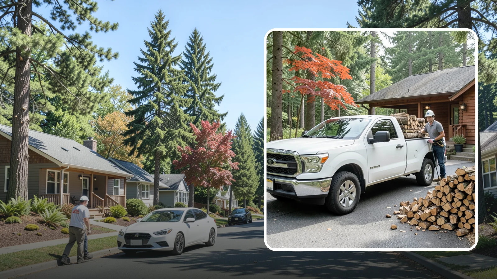 Residential Firewood Delivery in Orting, Pierce County, WA - We deliver seasoned firewood directly to homes, placing it exactly where you want it around your Pacific Northwest property.