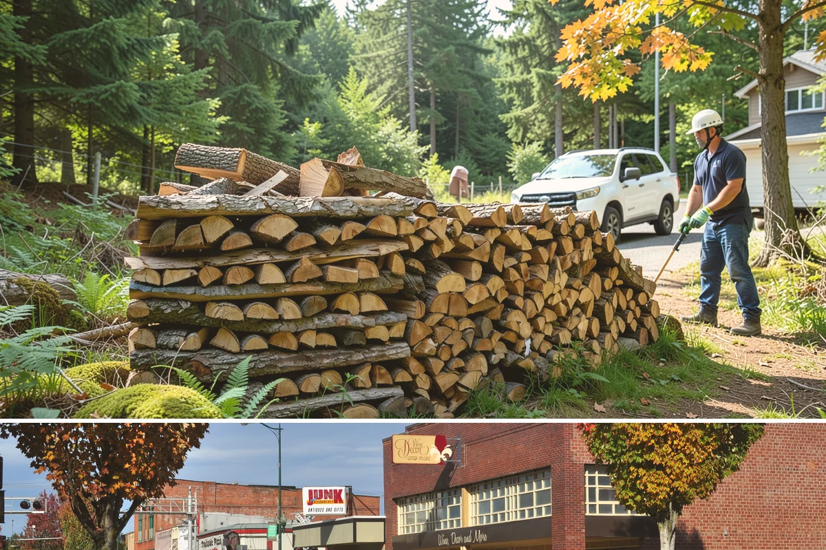 Residential Firewood Delivery in Puyallup, Pierce County, WA - Schedule residential delivery in early fall so your home is stocked before the cold, wet weather sets in.