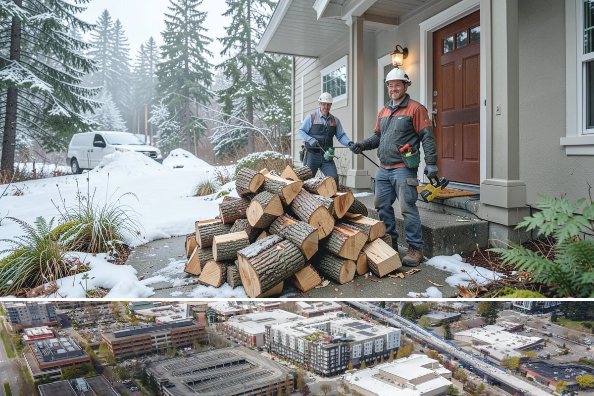 Residential Firewood Delivery in Redmond, King County, WA - Schedule residential delivery in early fall so your home is stocked before the cold, wet weather sets in.