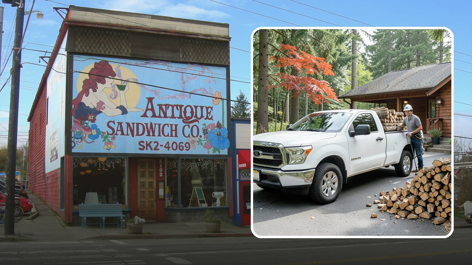 Residential Firewood Delivery in Ruston, Pierce County, WA - We deliver seasoned firewood directly to homes, placing it exactly where you want it around your Pacific Northwest property.