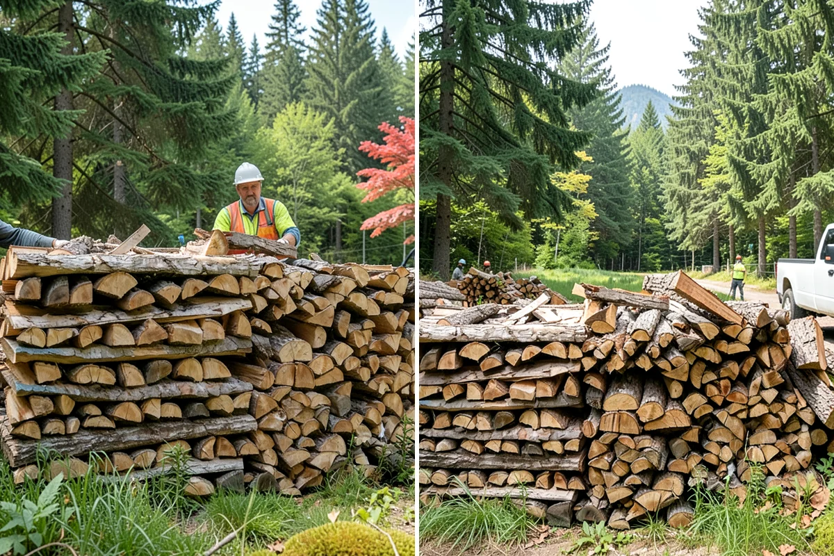 Residential Firewood Delivery in SeaTac, WA - We confirm your address, quantity, and preferred drop spot