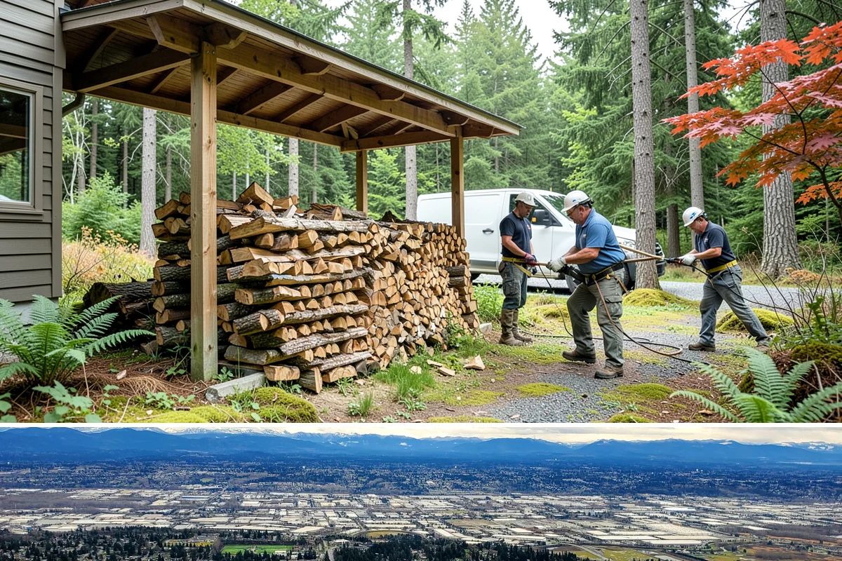 Residential Firewood Delivery in SeaTac, WA - Schedule residential delivery in early fall so your home is stocked before the cold, wet weather sets in.