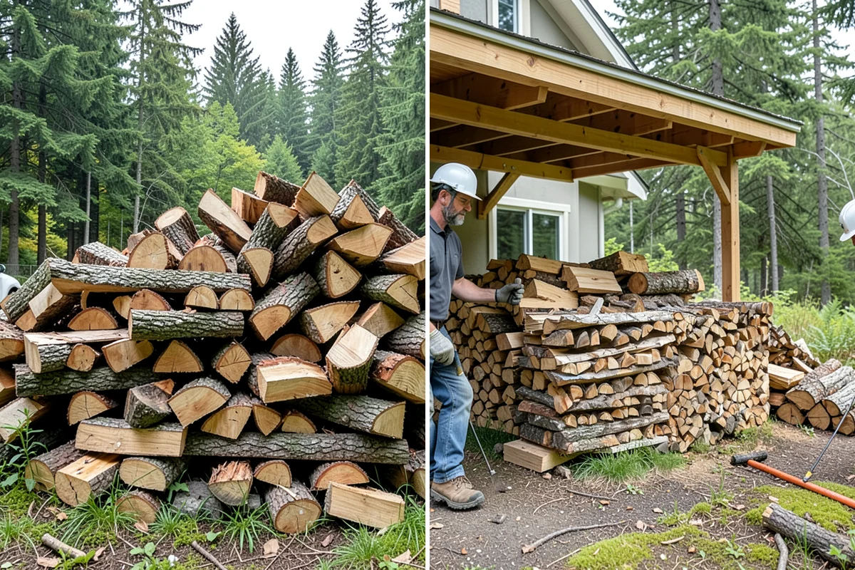 Residential Firewood Delivery in Sedro-Woolley, Skagit County, WA - We confirm your address, quantity, and preferred drop spot