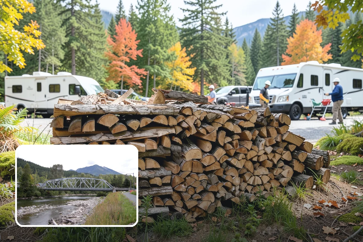 Residential Firewood Delivery in Skykomish, King County, WA - Wood placed where it is most convenient for you