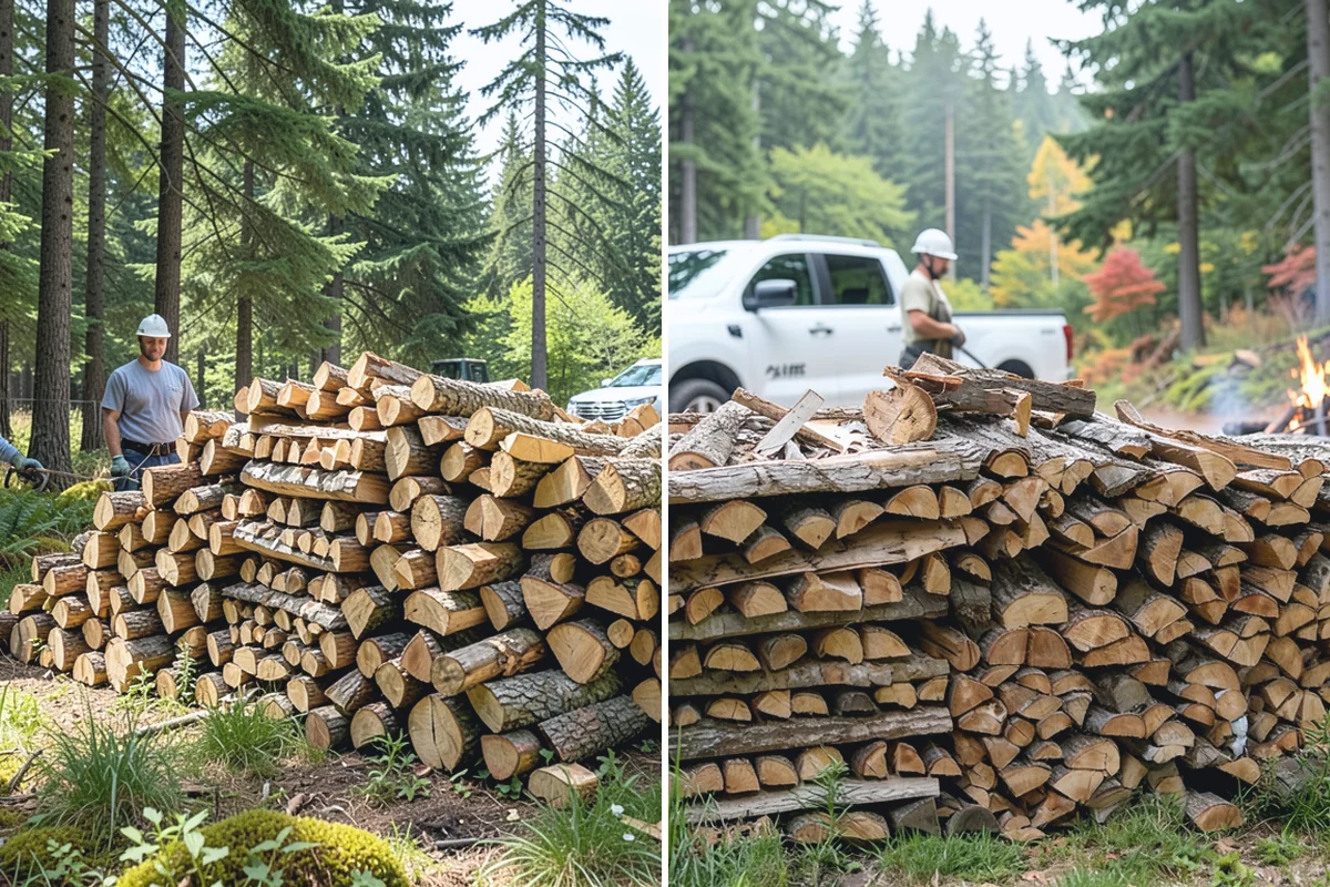 Residential Firewood Delivery in Skykomish, King County, WA - We confirm your address, quantity, and preferred drop spot