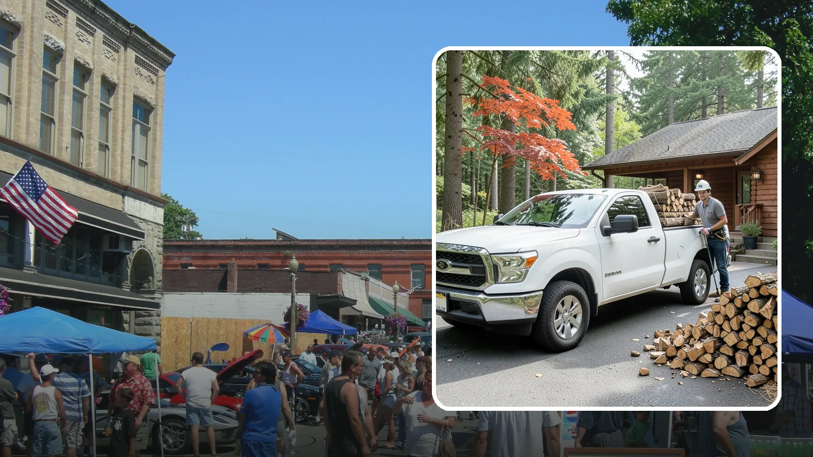 Residential Firewood Delivery in Snohomish, Snohomish County, WA - We deliver seasoned firewood directly to homes, placing it exactly where you want it around your Pacific Northwest property.