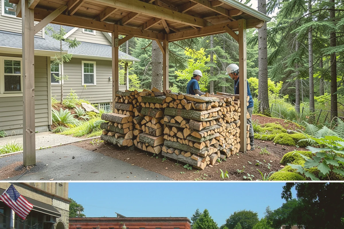 Residential Firewood Delivery in Snohomish, Snohomish County, WA - Schedule residential delivery in early fall so your home is stocked before the cold, wet weather sets in.