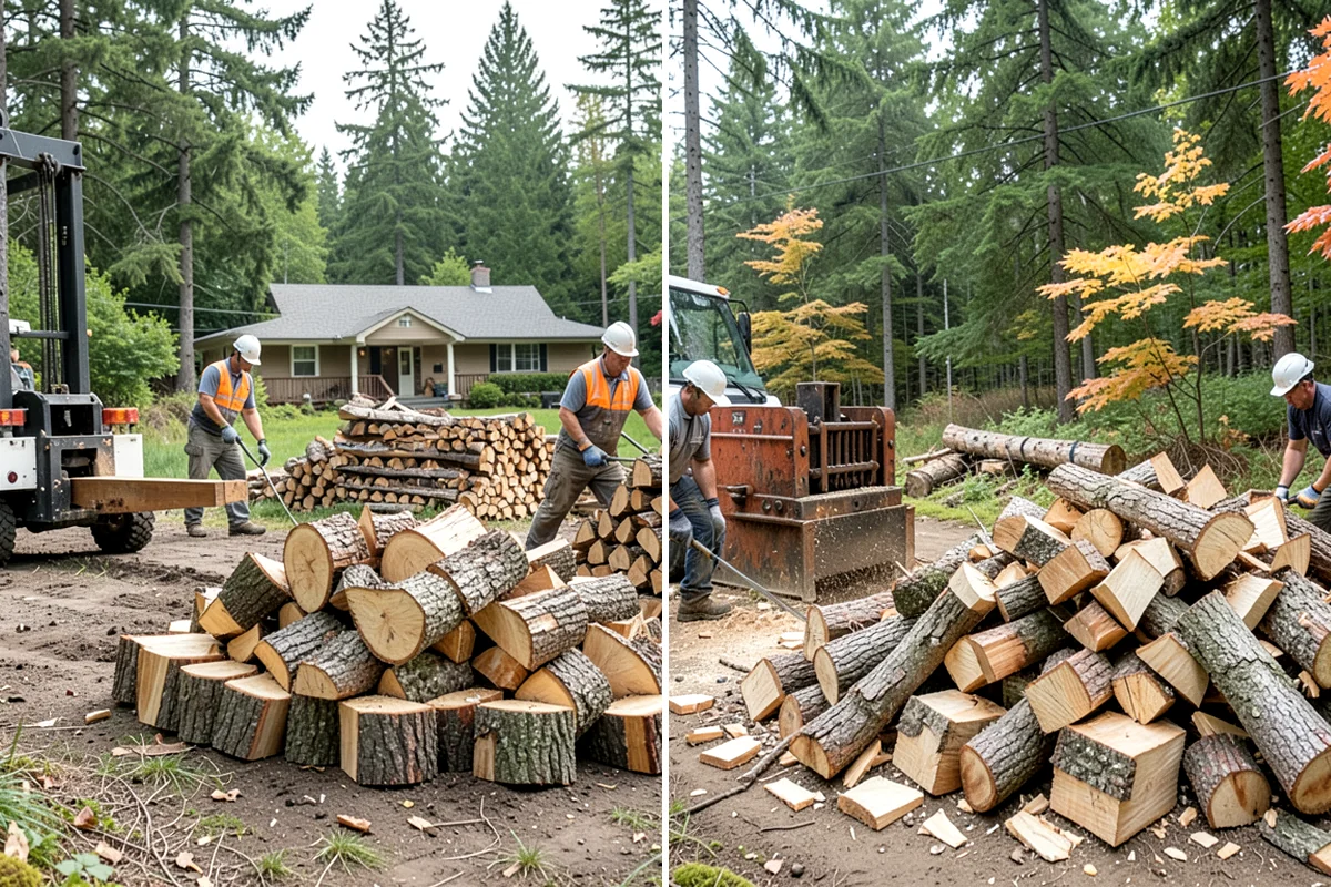 Residential Firewood Delivery in Snoqualmie, King County, WA - We confirm your address, quantity, and preferred drop spot