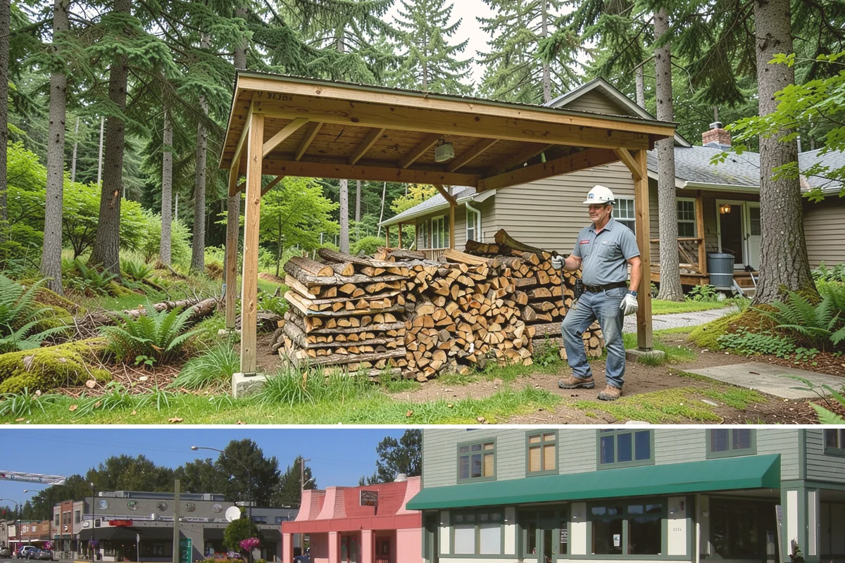 Residential Firewood Delivery in Snoqualmie, King County, WA - Schedule residential delivery in early fall so your home is stocked before the cold, wet weather sets in.