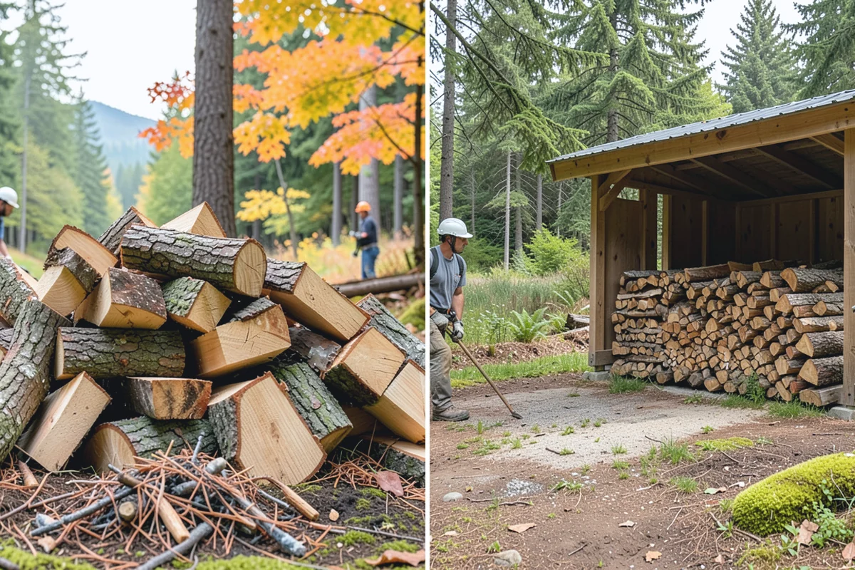 Residential Firewood Delivery in South Prairie, Pierce County, WA - We confirm your address, quantity, and preferred drop spot