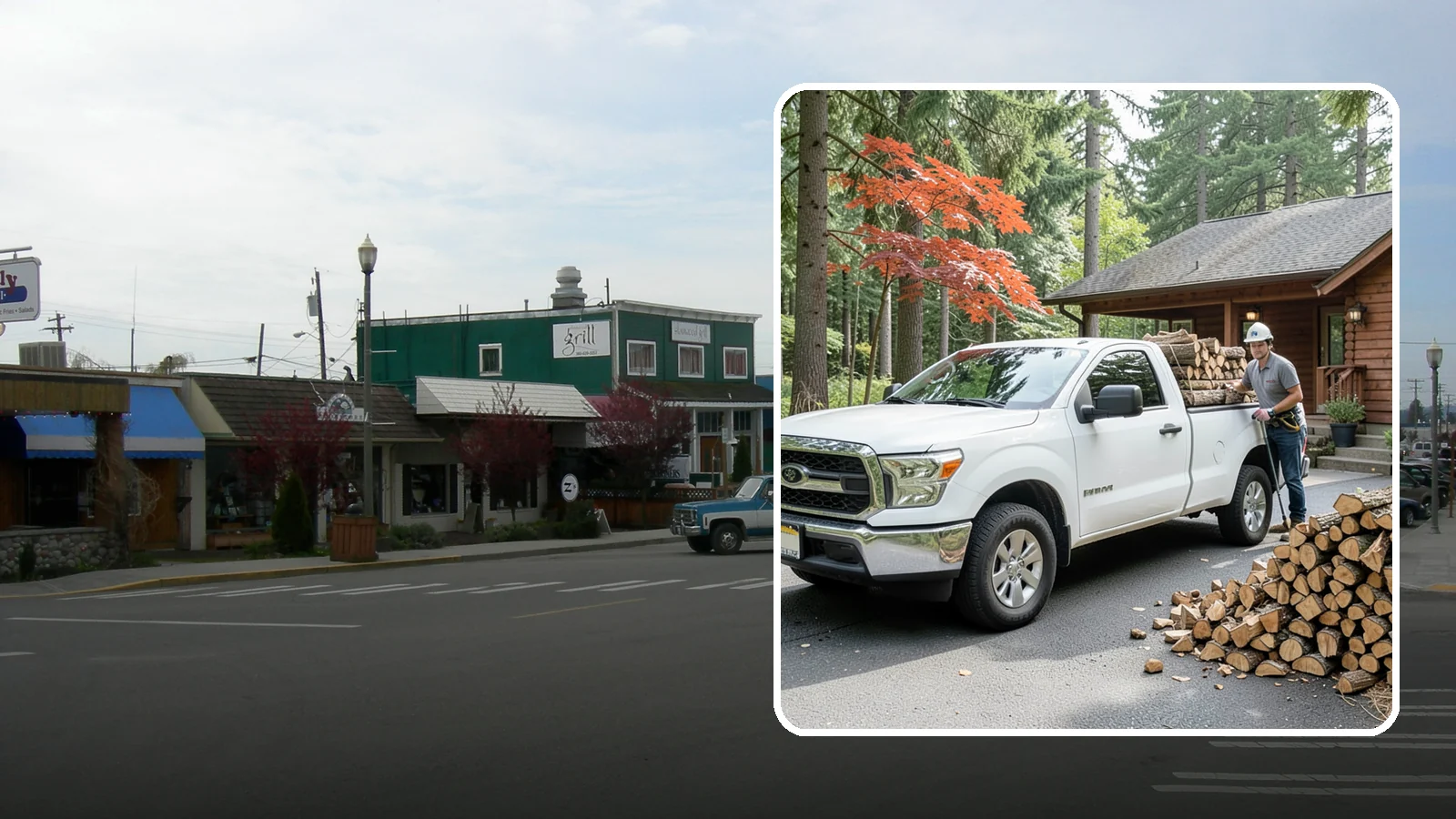Residential Firewood Delivery in Stanwood, Snohomish County, WA - We deliver seasoned firewood directly to homes, placing it exactly where you want it around your Pacific Northwest property.