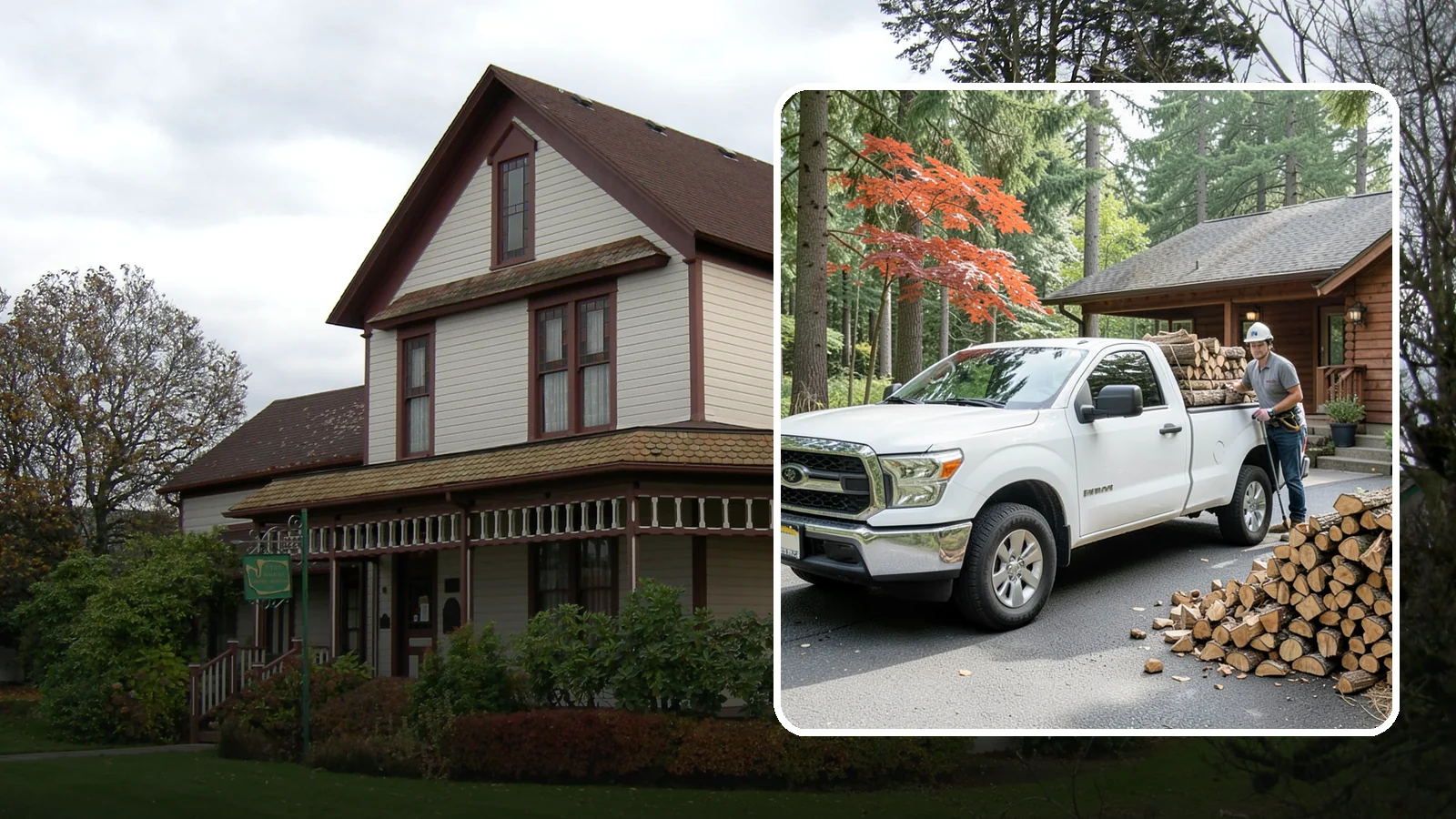 Residential Firewood Delivery in Sumner, Pierce County, WA - We deliver seasoned firewood directly to homes, placing it exactly where you want it around your Pacific Northwest property.
